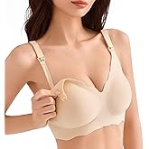 Yadalky Wireless Nursing Bras for Breastfeeding, Seamless Maternity Bras Pregnancy Bralette No Underwire
