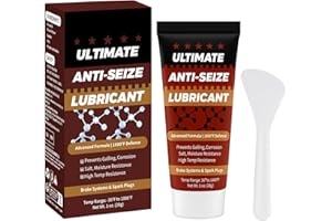 WINUSD Copper Anti-Seize Thread Lubricant Spark Plug Antiseize Grease Compound for Automotive, Bolts and Nuts | High Temp Brake Parts Lubricant Grease Prevents Rust, Corrosion, Seizing - 1oz Tube (1-Pack)