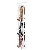 Whitmor Hanging Boot File - Hanging Storage for Men's and Woman's Boots - 3 Pair