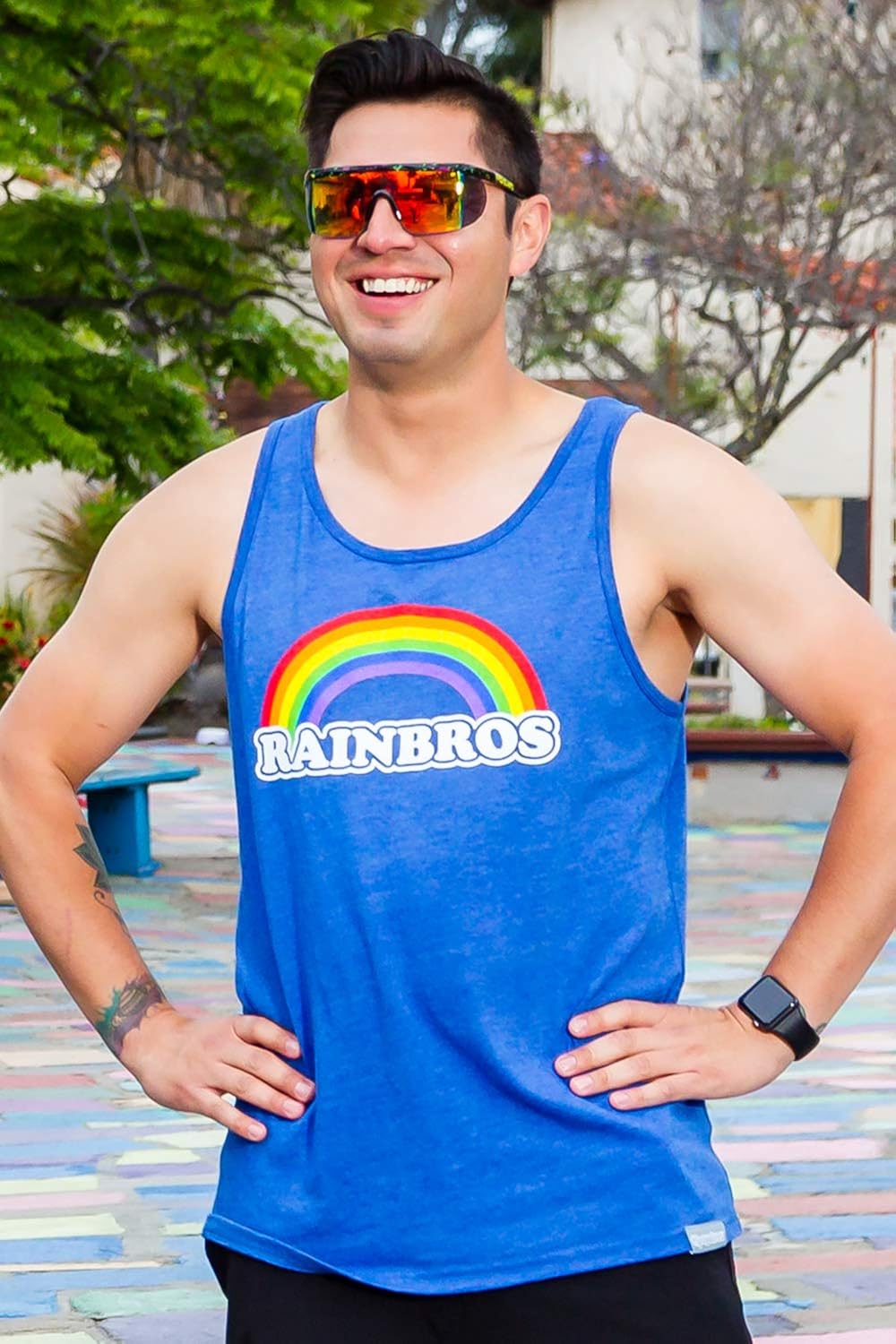 Fun and Loud Tank Tops for Pride, Festivals and Summer - Men's Cut: Clothing