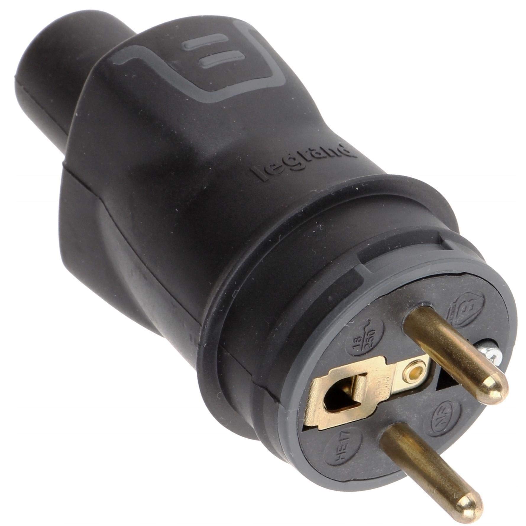 Legrand - LEG50114 - Male Plug 2P + T - 16A - IP44