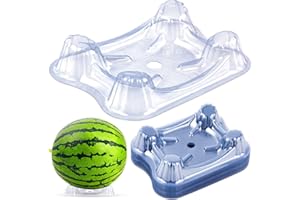 KXCOFTXI 25 Pieces Plastic Melon Cradle - Keep Watermelon Off of The Ground and Getting Moldy - Holds up to 20 lbs - Plastic Stand for Watermelon Pumpkin and Squash