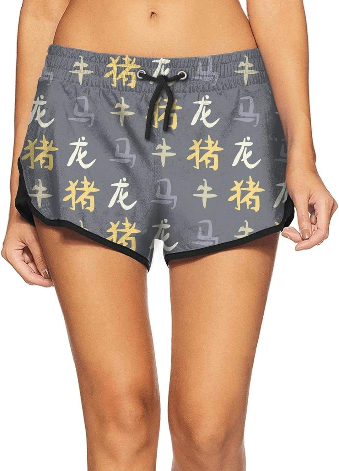 Cool Shorts Beach Pants Home Women Young Fashion Signs Pig