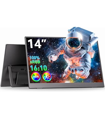 Amazon.com: WUAWE 16 Inch Portable Gaming Monitor 1920x1200P FHD