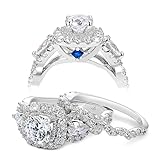 Newshe Jewellery Cubic Zirconia Engagement Wedding