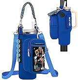 Magnetic Gym Bag for Men Women, Water Bottle Carrier Holder with Strap for Stanley, Small Bag Accessories pouch with N52