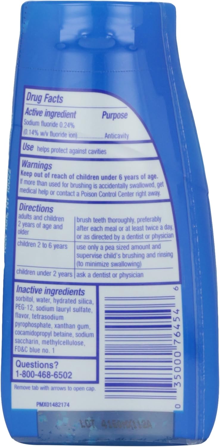 Colgate Max Fresh Liquid Toothpaste with Mini Breath Strips, Cool Mint, 4.6 oz: Health & Personal Care