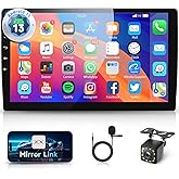 Android Car Stereo Double Din with Bluetooth, Hodozzy 10.1 Inch Touch Screen Car Radio with GPS Navigation, WiFi, DSP Mirror