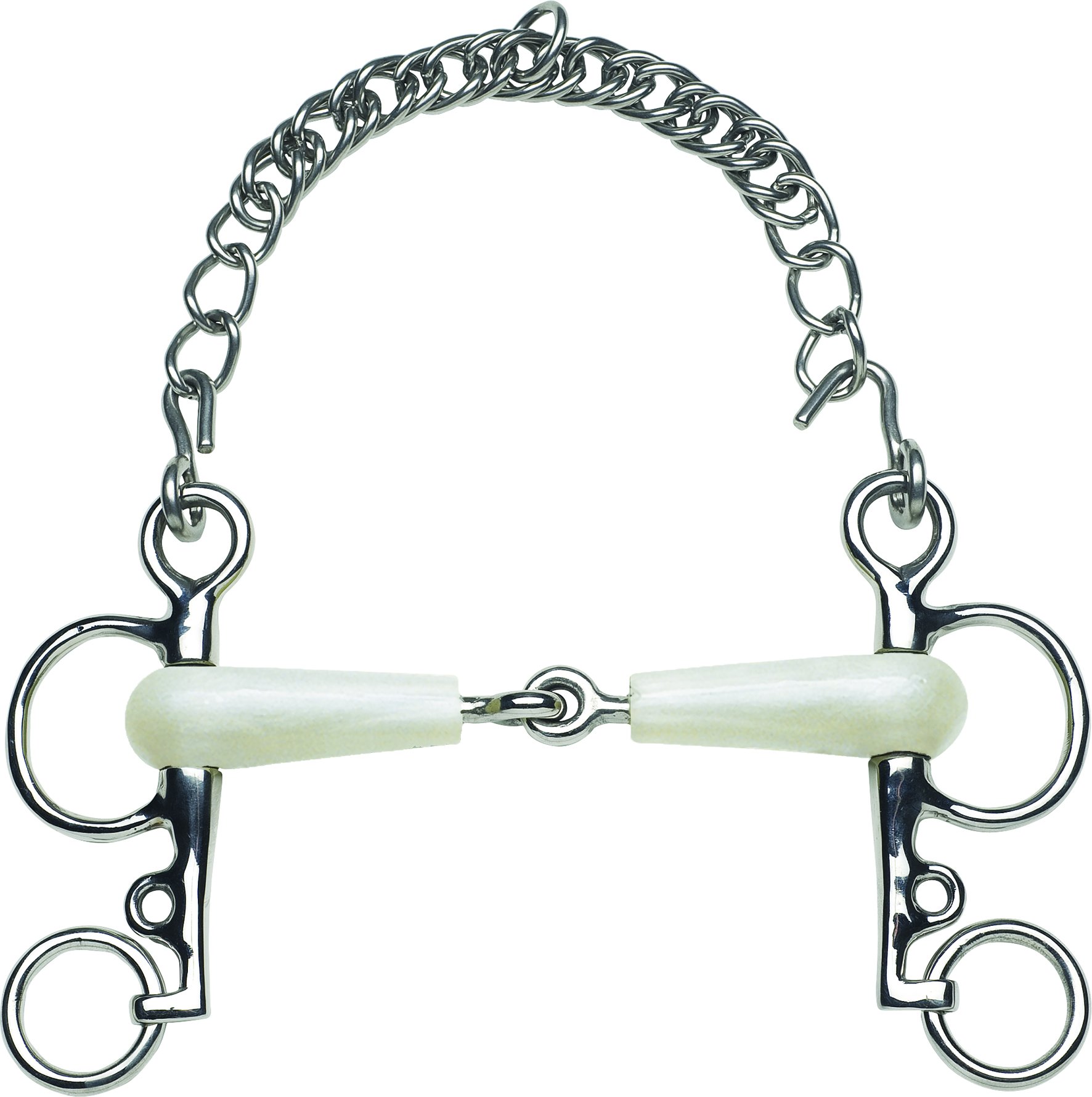 Feeling Unisex Adult 604640 Short Cheeks Jointed Flexi Pelham Bit - Multi-Coloured, 125 mm