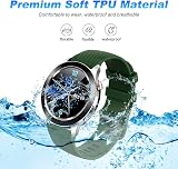 Wownadu 18mm Silicone Strap Green for Garmin Vivoactive 4S/Venu 3S/2S view 4