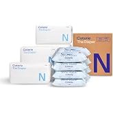 Coterie Baby Wipes + Diapers Kit, Size Newborn Diapers, 8-Pack Wipes | Includes Newborn diapers (186 ct), 8 pk (448 ct) wipes, 99% water, plant based, hypoallergenic for sensitive skin