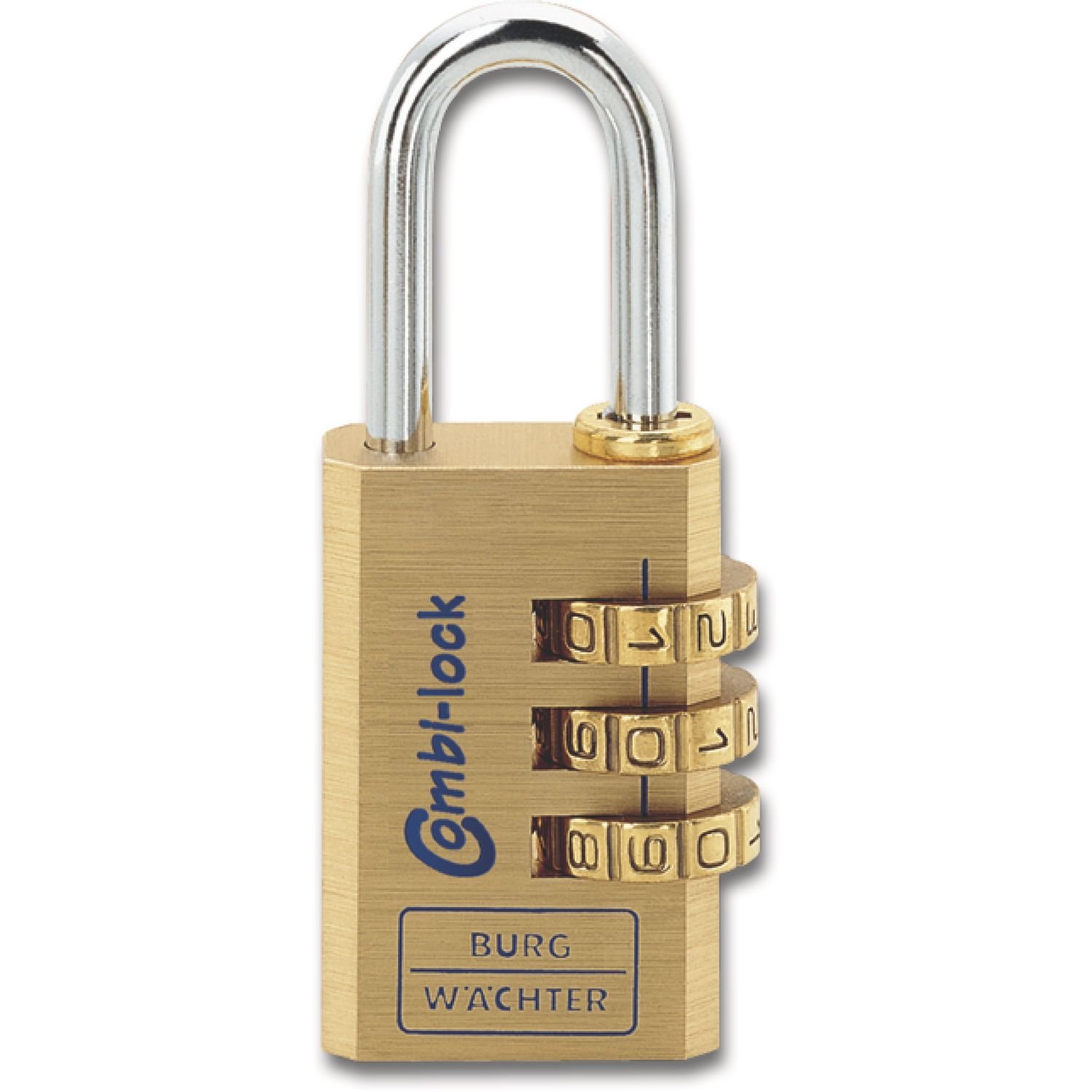 Burg-Wächter Combination Lock 80 30 M SB Adjustable Shackle Thickness 5 mm
