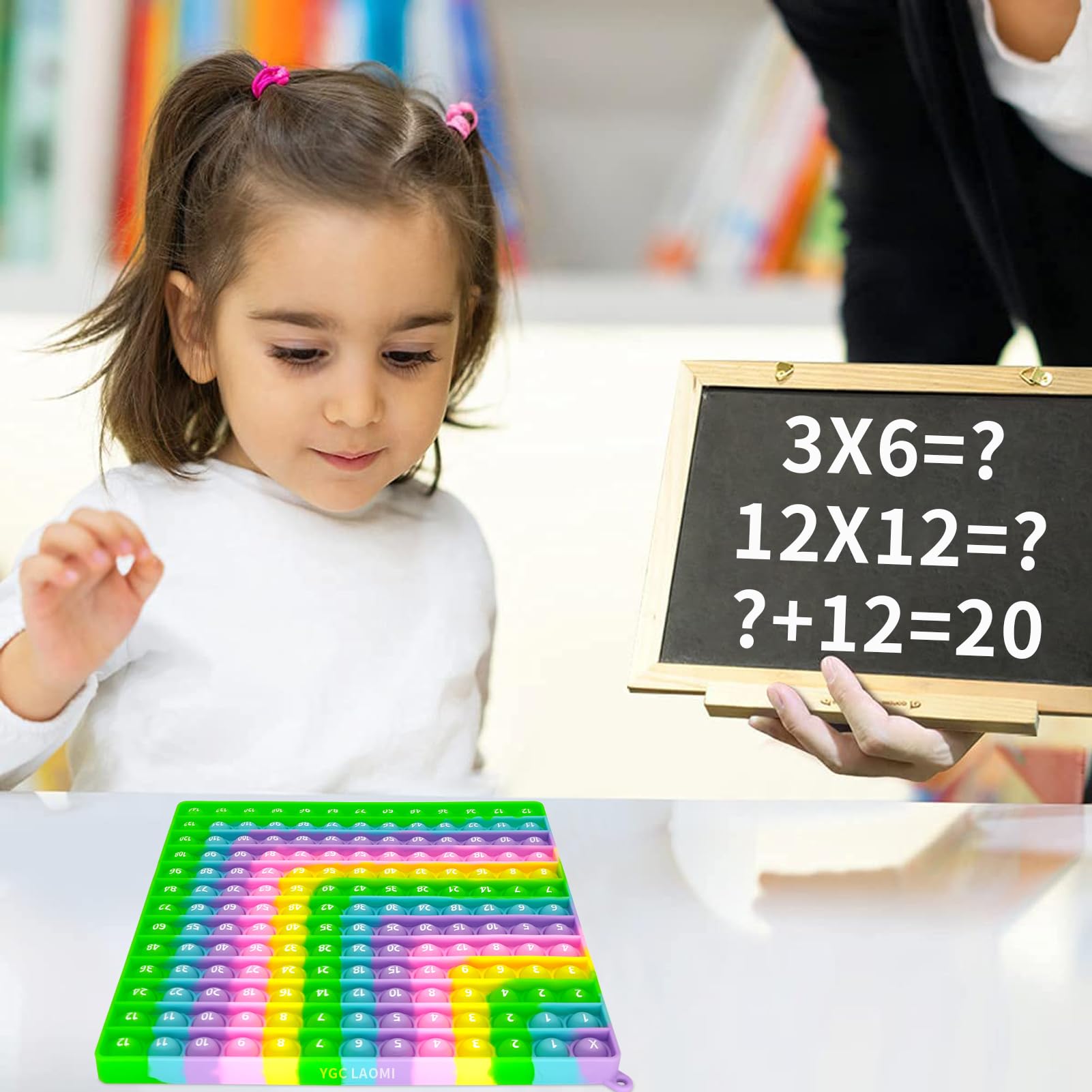Mua Fidget Press Bubble Sensory Toy: 12x12 Multiplication & Addition ...
