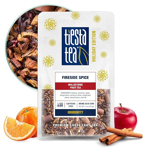 TIESTA TEA – FIRESIDE SPICE, LOOSE LEAF, MULLED...