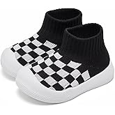 Eashi Baby Boy Girl Non-Skid Indoor Infant Walking Shoes Breathable Warm Elastic Sock Shoes with Memory Sole Protect Toes Outdoor Sneakers