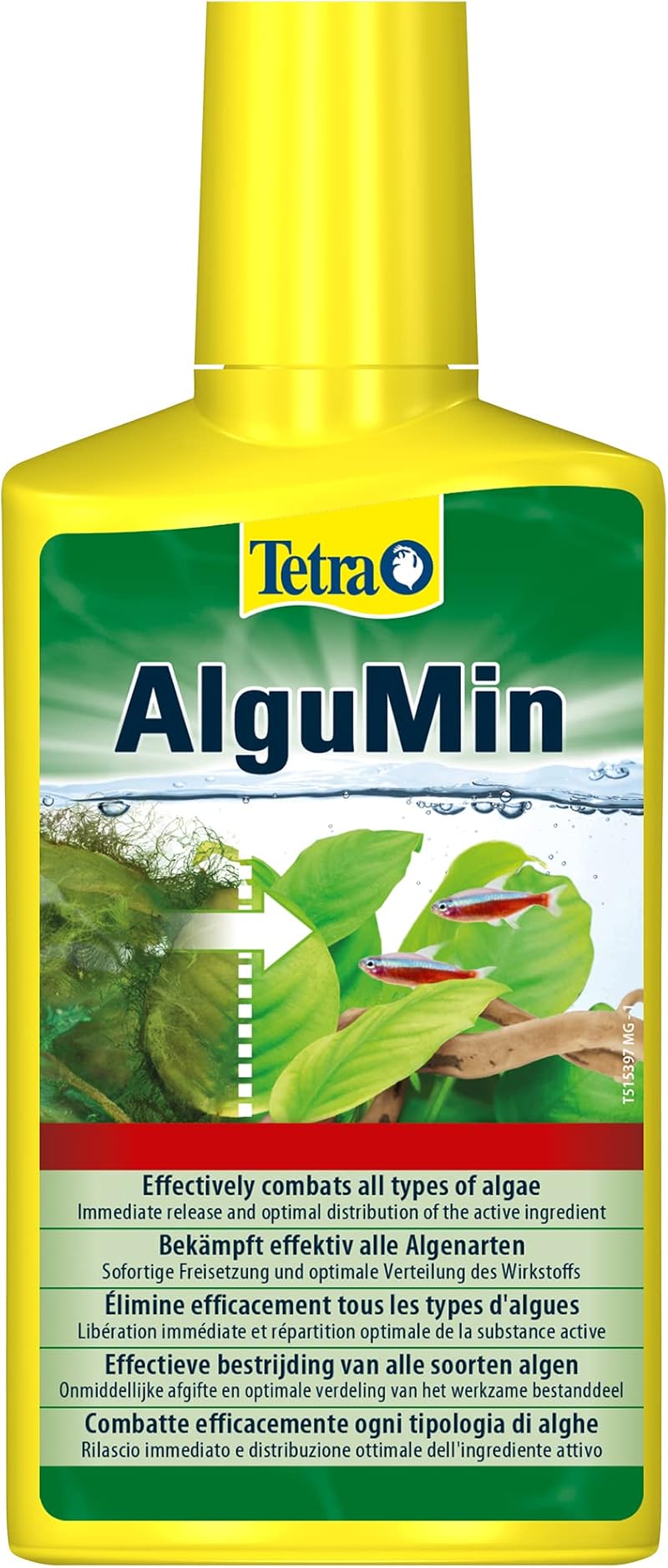 Tetra AlguMin Algae Control Liquid 250 ml for Freshwater Aquariums