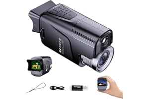 EQUEEN 1080P FHD Night Vision monocular with 850NM IR Illuminator, 1500M Night Range, 10X Digital Zoom, 7-Layer Coated Lens, 2 Inch TFT Screen, 5 Hours Battery Life, IPX4 Waterproof