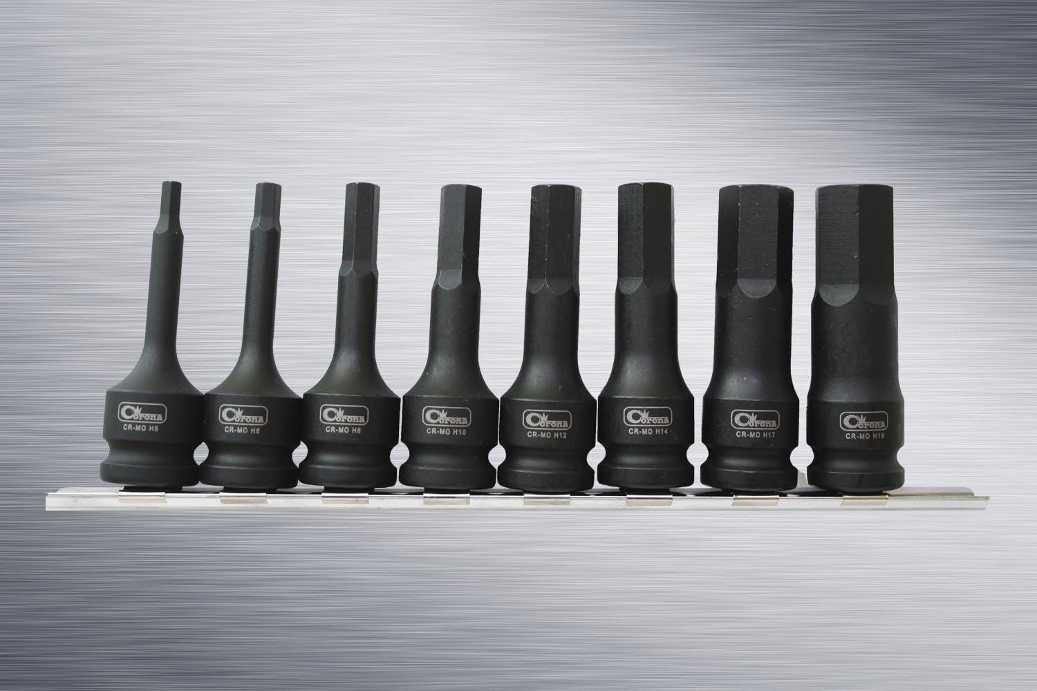 Exclusive Impact Star bit Socket Set 8 pcs, hex, 1/2 (C6951), Variety Pack - Image 4