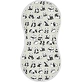 GOODOLD Panda Muslin Baby Burp Cloths - Super Absorbent and Soft Burping Rags - Cotton Burp Clothes Set for Boys and Girls, 2 Pack