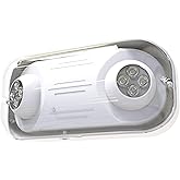 RP Lighting + Fans Olan LED Emergency Combo Light with High Output Option - White