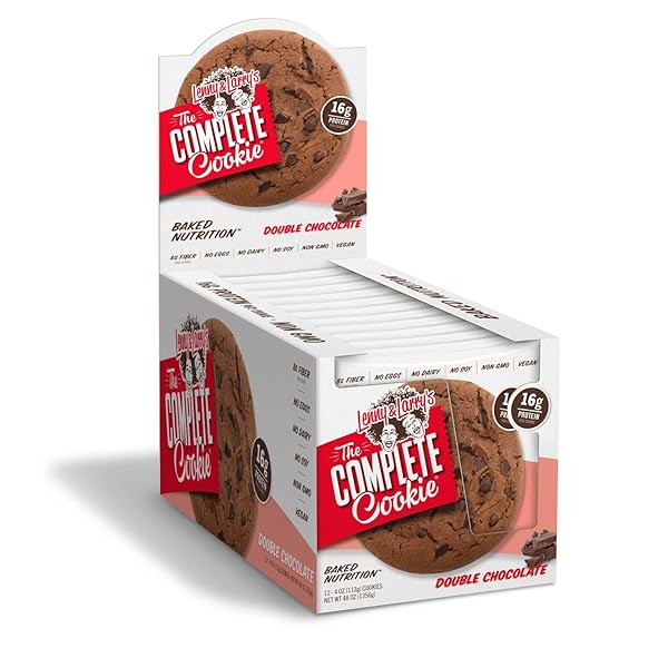 LENNY & LARRY`S DOUBLE CHOCOLATE COMPLETE COOKIES ( 12/4 OZ)