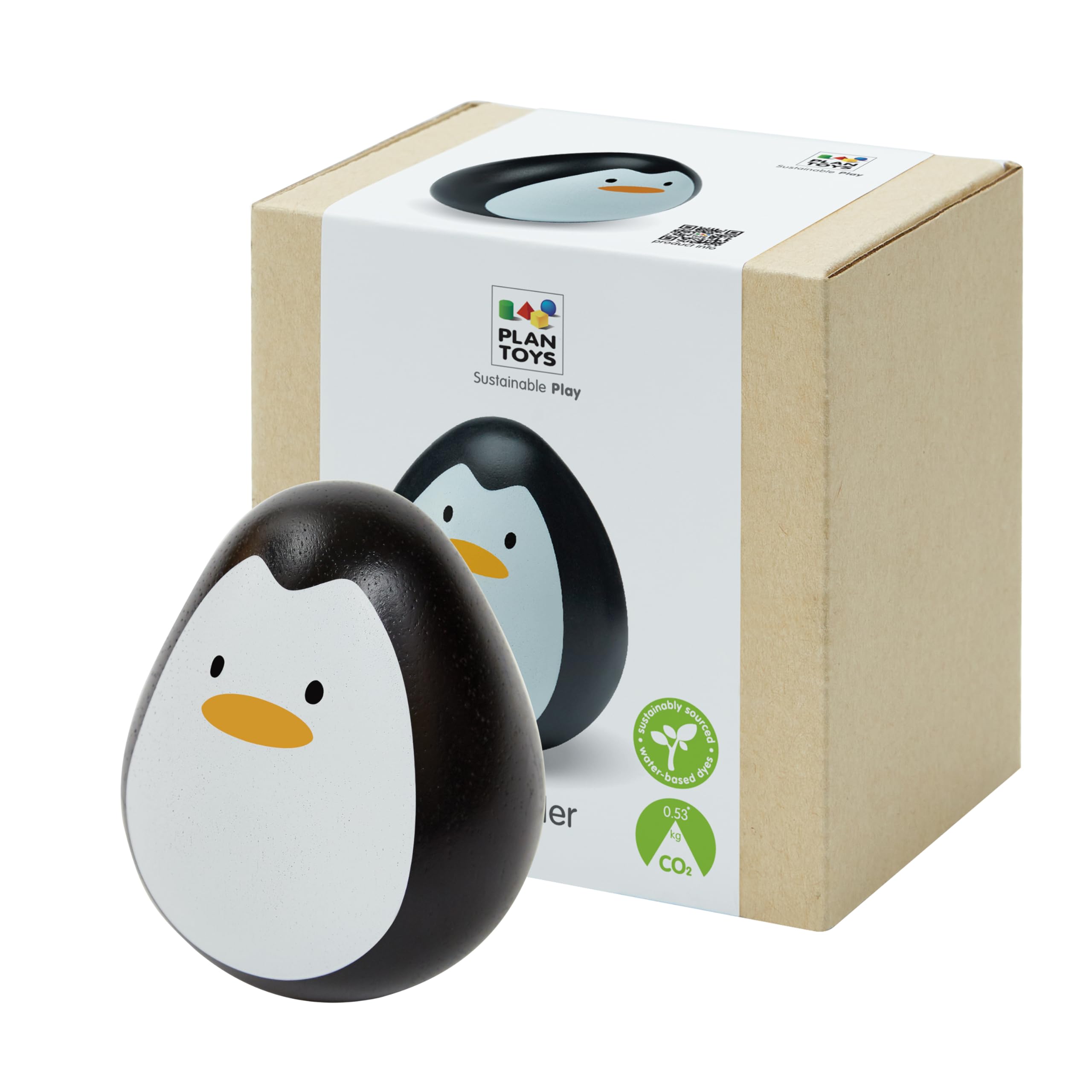 PLAN TOYS 5200 Penguin, White, Black