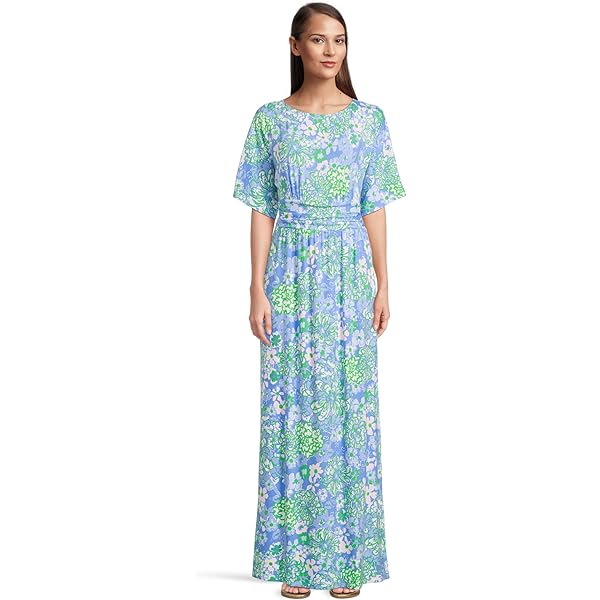 Lilly Pulitzer Womens Parigi Maxi Dress, Rousseau Pink Glisten in The Sun,  XX-Small at Amazon Women's Clothing store