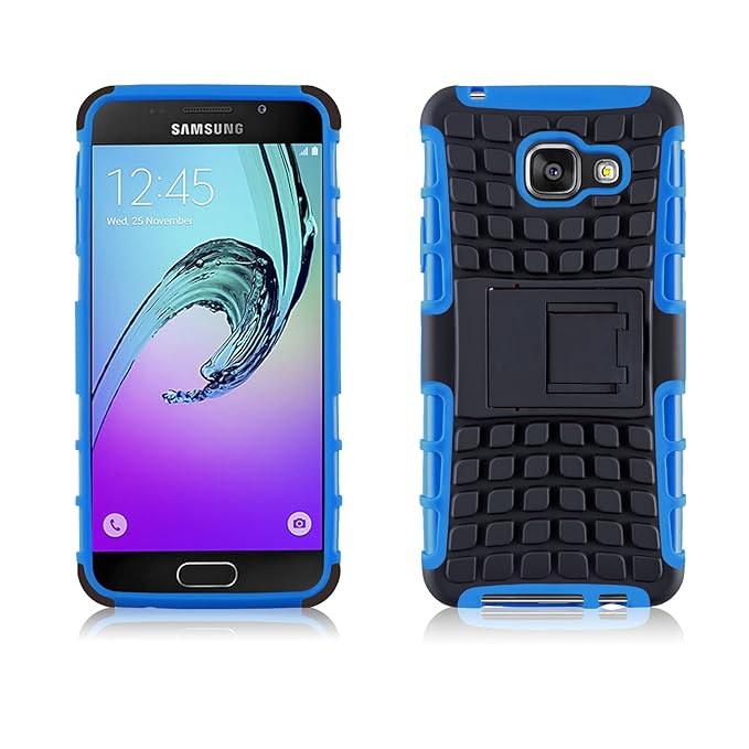 JAMMYLIZARD Outdoor Hülle für Samsung Galaxy A3 (6) 2016 | Schutzhülle [Alligator] Doppelschutz Handyhülle Hardcase aus Polyc