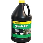 CrystalClear Algae D-Solv EPA Registered Pond Algaecide, 1 Gallon | Fast-Acting algae control for fountains &amp; outdoor ponds containing koi &amp; other fish, 1 gal treats 46,080 gallons.