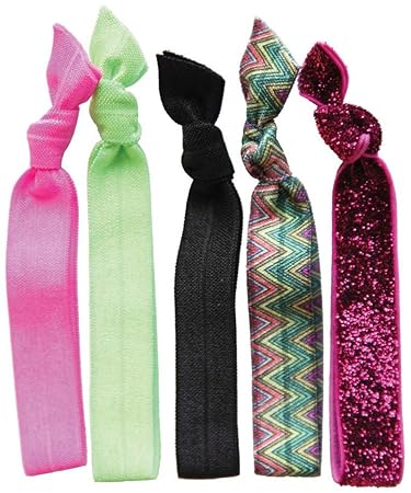 Amazon Com Dye Tie Supernatural Hair Tie Set 5 Ct Beauty