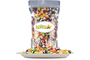 MIMA MIMA MiMa Flavorful Freeze Dried Skittles - (6oz) Assorted Original Fruit Freeze Dried Candy For Easter, Snacking and Sharing - Resealable bag of Freeze Dried Rainbow Skittles