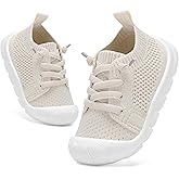 AILYLAKP Toddler Baby Girls Boys Shoes Toddler Walking Sneakers Kids Barefoot Slip on Tennis Infant Shoes Lightweight Breathable for First Babies