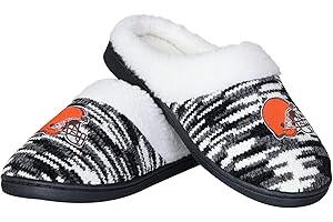 FOCON FOCO NFL Sherpa Lined Colorblend Cup Sole Slippers