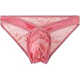 Summer Code Mens Bikini Briefs Bulge Pouch Underwear Breathable Micro Mesh Briefs Undies Low Rise Cut with Pouch Underpants