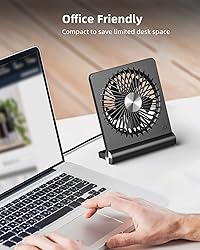 Koonie USB Fan, Strong Wind Ultra Quiet Small Desk