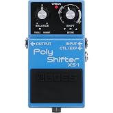 BOSS XS-1 Poly Shifter Compact Pitch Shifting Pedal | Change Guitar/Bass Pitch Across 7 Semitones or 3 Octaves, Natural Feel and Response, Connect External Footswitches