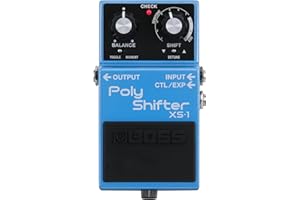 BOSS XS-1 Poly Shifter | Compact Pitch Shifting Pedal | Class-Leading Quality | Change Guitar/Bass Pitch Across 7 Semitones or 3 Octaves | Natural Feel & Response | Connect External Footswitches