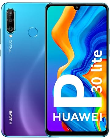 Huawei P30 Lite - Smartphone de 6.15" (WiFi, Kirin 710, RAM de 4 GB, Memoria Interna de 128 GB, cámara de 48 + 2 + 8 MP, Android 9) Color Azul