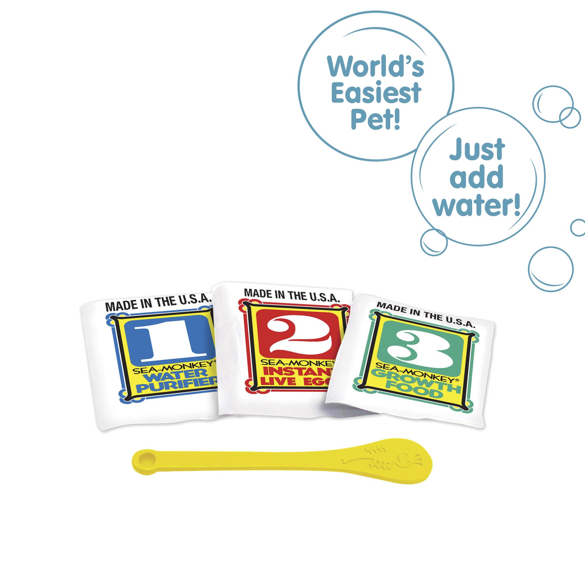 Sea-Monkeys® Instant Life - World's Only Instant Pets® - Ages 6+ (Pack of 1)