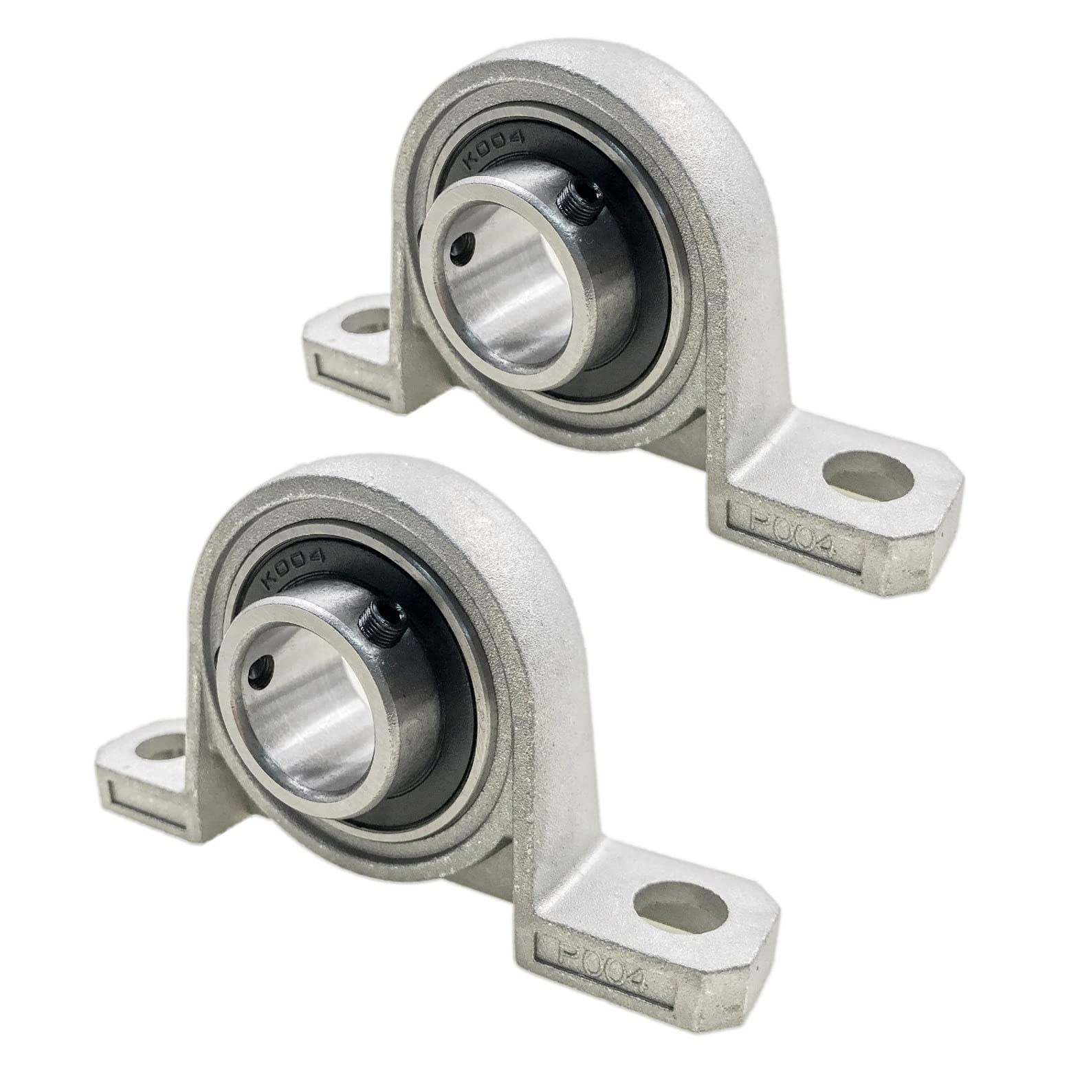 JZK 2 PCS Pillow block bearing 20mm, inner ball mounted pillow block, pillow block insert bearing, ball bearing housing, ball bearing block