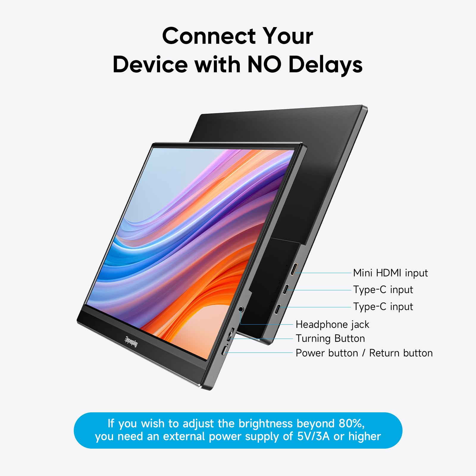 Portable Monitor, 15.6