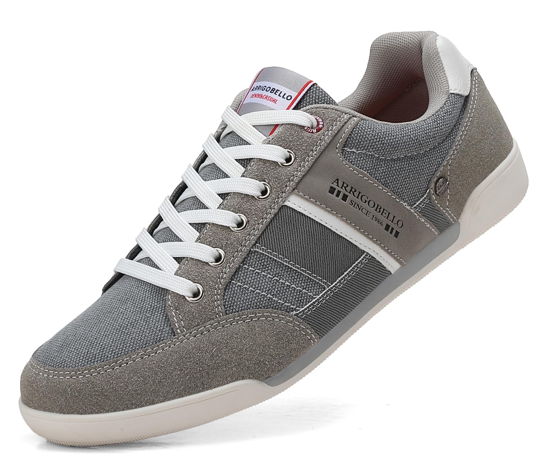 TARELO Sneaker Herren Freizeitschuhe Mode Schuhe Grau 43