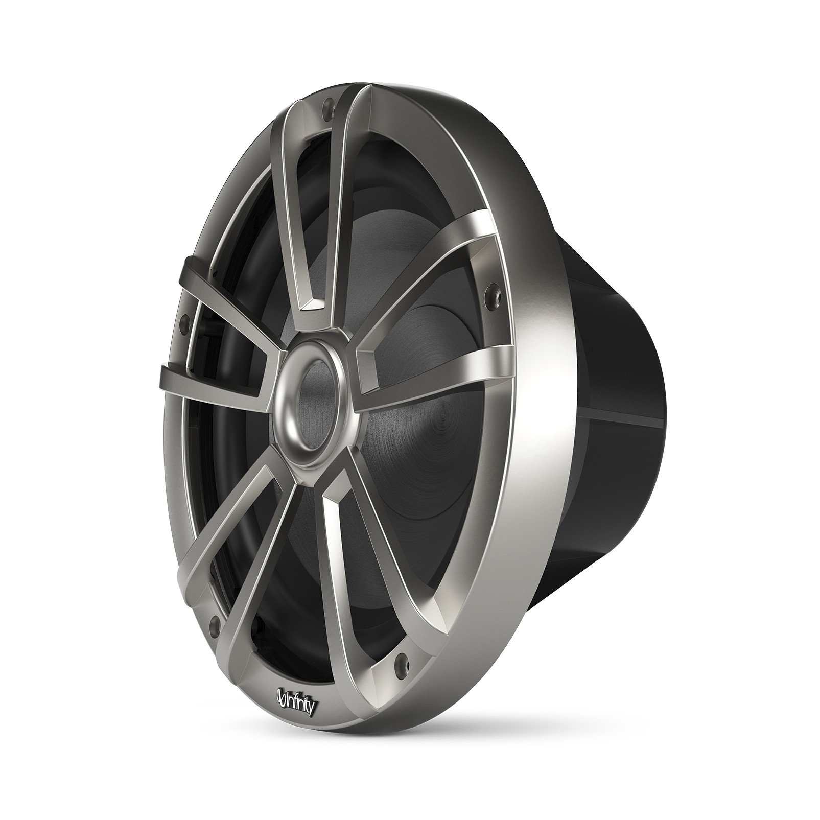 Infinity 1022MLT 10 Inch Marine RGB LED Subwoofer - Titanium