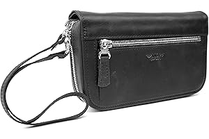 Leather Trumpet Mouthpiece Holder for 7 Mouthpieces by Mg Leather Work. Fits also Flugelhorn, Cornet & French Horn mouthpieces. Mouthpiece case, Mouthpiece bag, Mouthpiece Protection (Black)