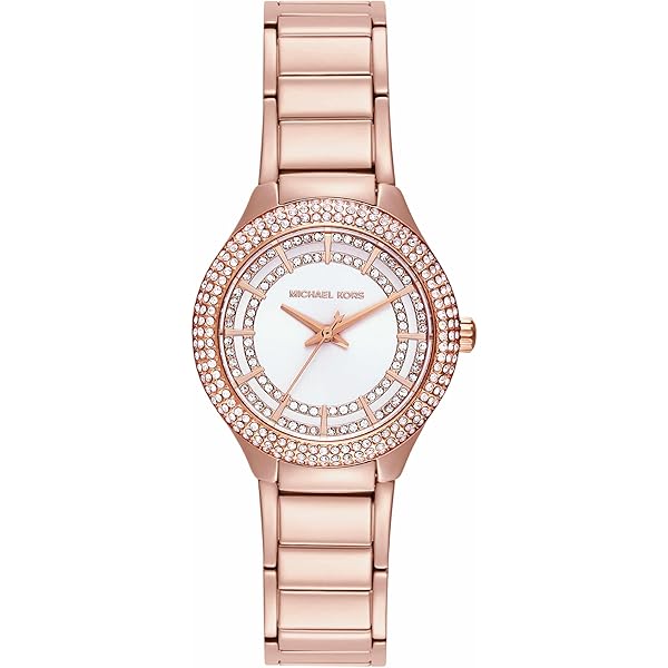Amazon.com: Michael Kors Taryn Three-Hand Rose Gold-Tone Stainless