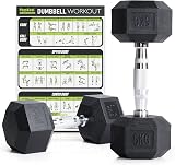 PhysKcal Hex Dumbbells Set 5kg Pair Poly Coated Non Smell 2.5 5 7.5 10 12.5 15