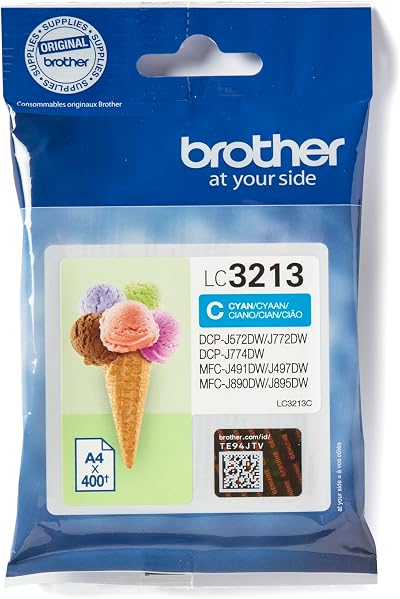 Brother LC3213C Cyan Inkjet Cartridge High Yield Single Pack