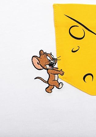 Amazon グラニフ Graniph コラボレーション Tシャツ ビッグチーズ トムとジェリーショートスリーブティーb ホワイト S メンズ レディース Tシャツ カットソー 通販