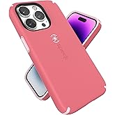 Speck IPhone 14 Pro Case - Built for MagSafe, Slim Phone Case with Drop Protection, Scratch Resistant - Soft Touch for 6.1 Inch Case IPhone 14 Pro - Sweet Coral, Light Coral CandyShell Pro