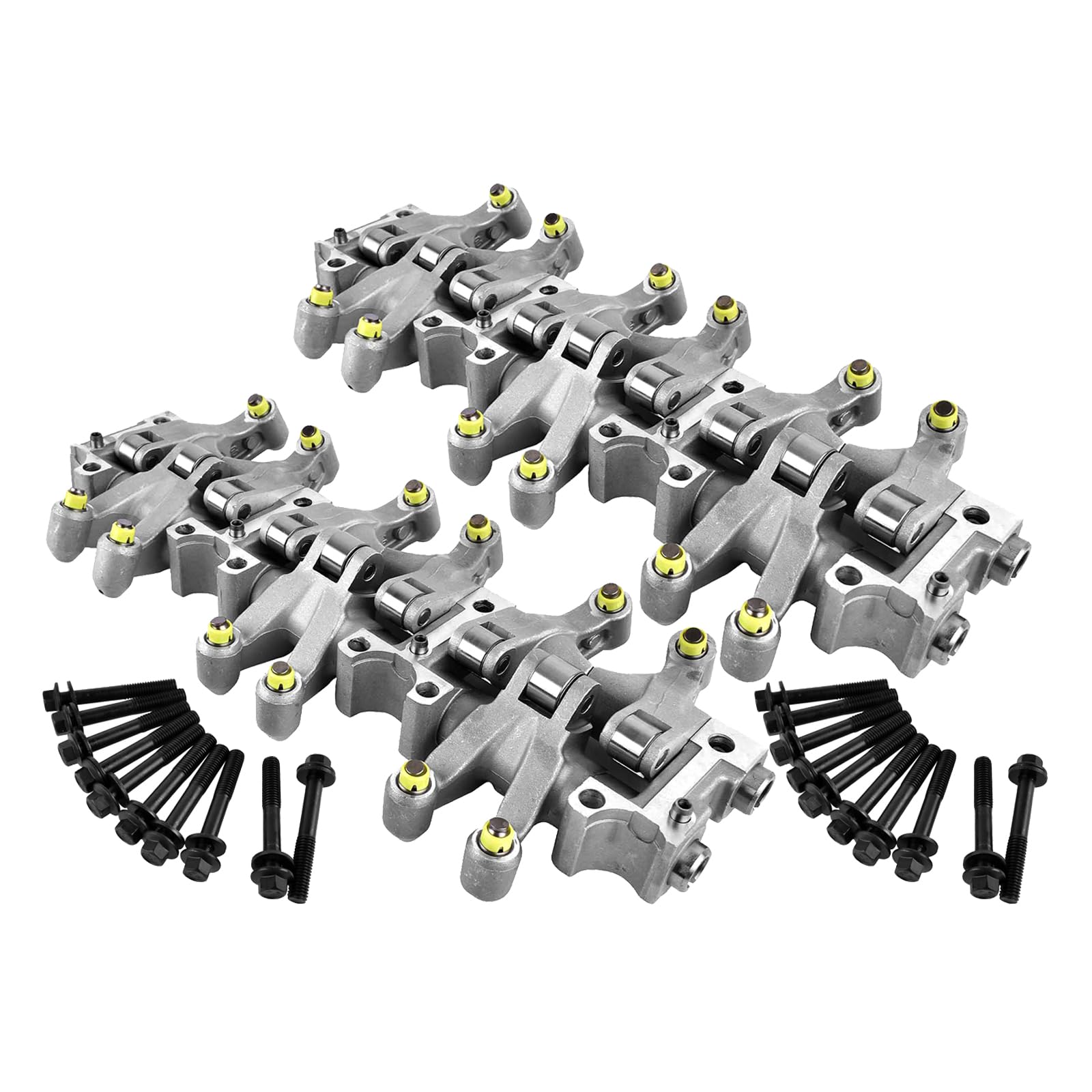 Photo 1 of Flynsu 4892293AC Intake & Exhaust Rocker Arm Shaft Lifter Assembly Replacement for Chrysler Dodge 3.5L 4.0L Rocker Arms Shaft Lifters Assembly